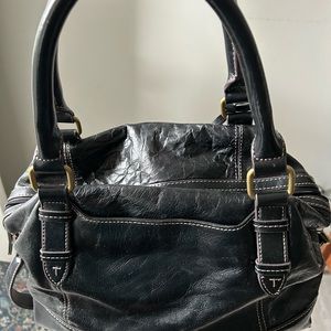 Leather handbag